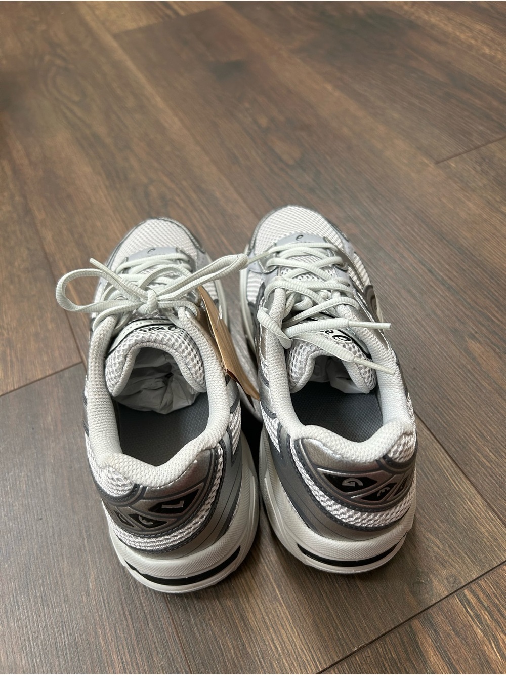 ASICS GEL-1130 Women's Glacier Grey/Pure Silver Running Shoes - Picture 3 of 8